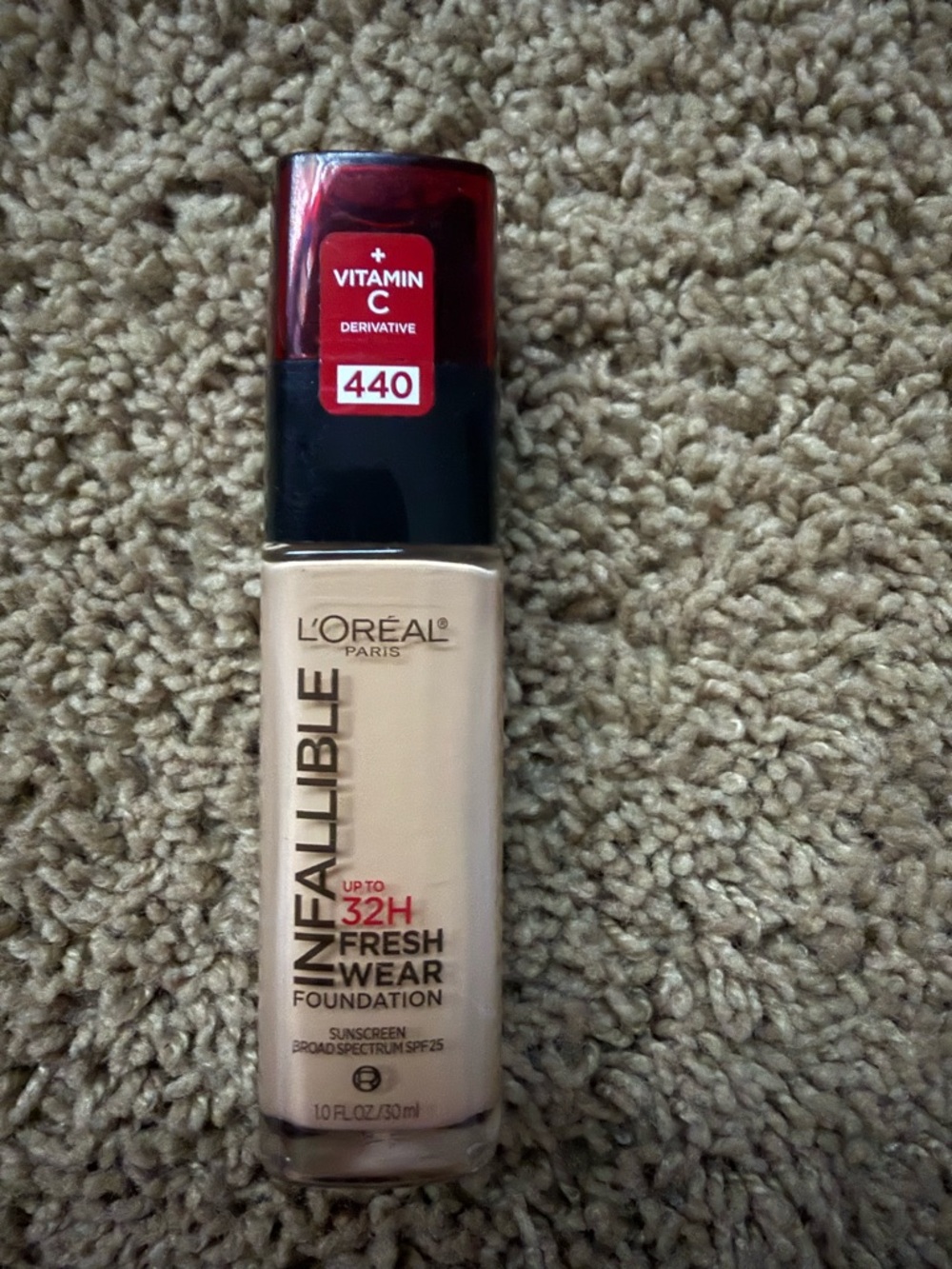 New! L'Oreal Paris Infallible 32HR Fresh Wear Foundation - 1 fl oz - 440